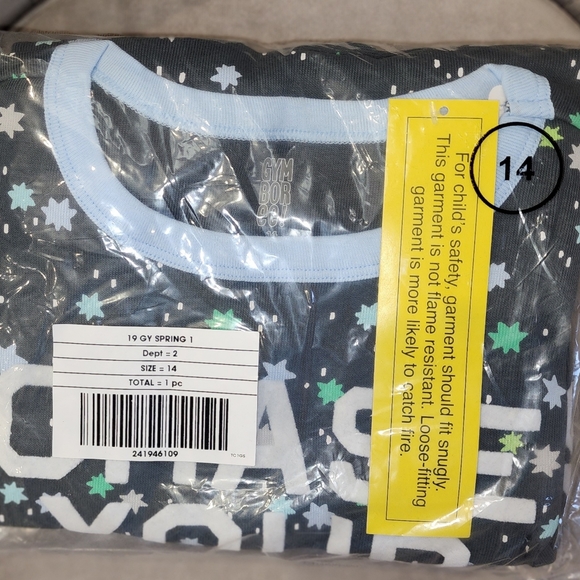 Gymboree Boys/Girls Size 14 Pajama Set - Picture 4 of 5